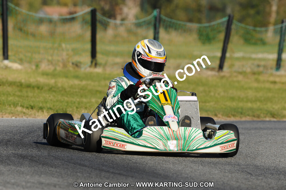 Frédéric OSTIER — 22 & 23/10/2011 : 2ème manche du Trophée Vincent Sanchez à Lavelanet (Photos Antoine Camblor) 2011 — karting