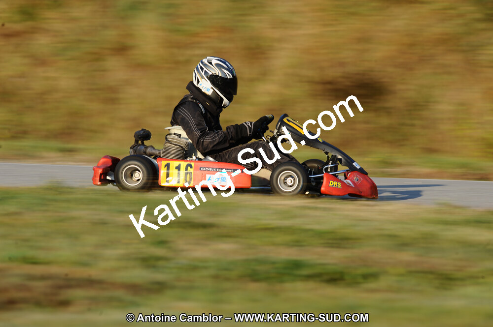 Emmanuel CACHEUX — 22 & 23/10/2011 : 2ème manche du Trophée Vincent Sanchez à Lavelanet (Photos Antoine Camblor) 2011 — karting
