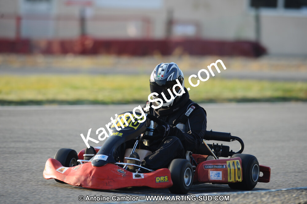 Emmanuel CACHEUX — 22 & 23/10/2011 : 2ème manche du Trophée Vincent Sanchez à Lavelanet (Photos Antoine Camblor) 2011 — karting