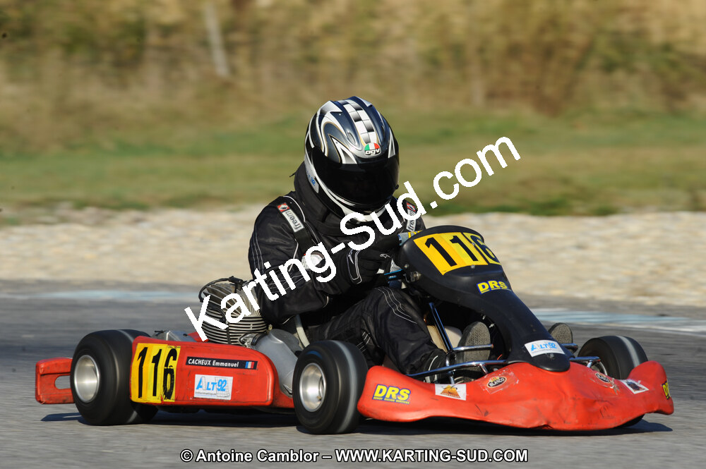 Emmanuel CACHEUX — 22 & 23/10/2011 : 2ème manche du Trophée Vincent Sanchez à Lavelanet (Photos Antoine Camblor) 2011 — karting