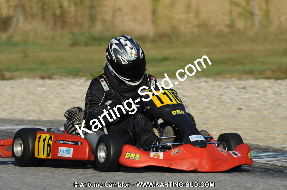 Emmanuel CACHEUX — 22 & 23/10/2011 : 2ème manche du Trophée Vincent Sanchez à Lavelanet (Photos Antoine Camblor) 2011 — karting