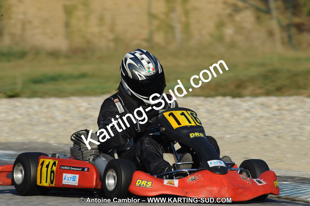 Emmanuel CACHEUX — 22 & 23/10/2011 : 2ème manche du Trophée Vincent Sanchez à Lavelanet (Photos Antoine Camblor) 2011 — karting