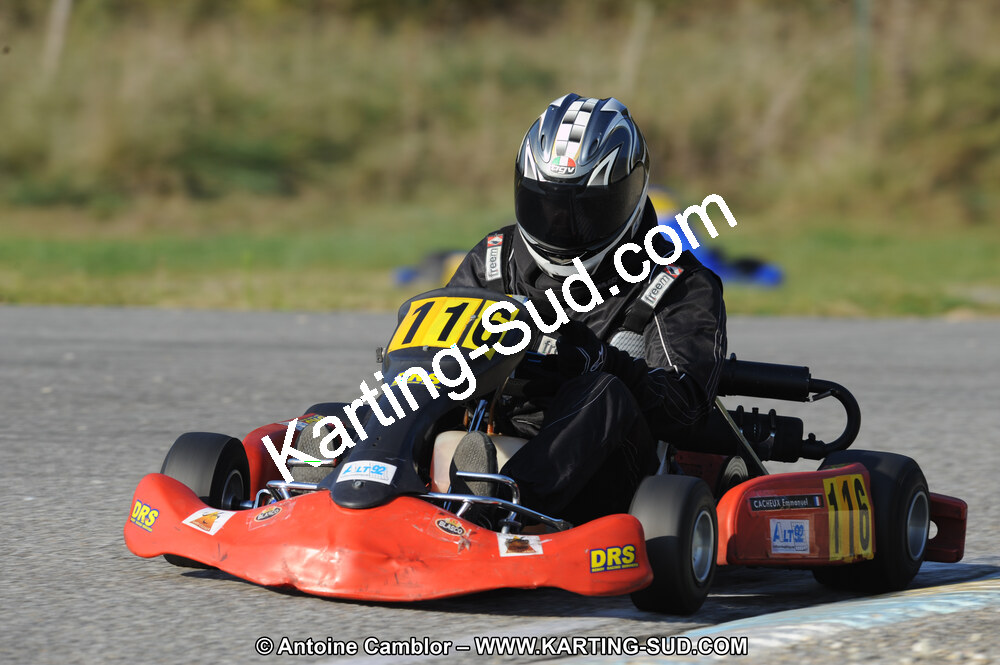 Emmanuel CACHEUX — 22 & 23/10/2011 : 2ème manche du Trophée Vincent Sanchez à Lavelanet (Photos Antoine Camblor) 2011 — karting
