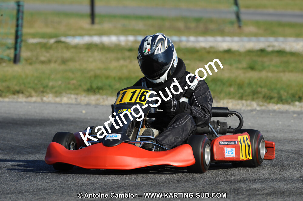 Emmanuel CACHEUX — 22 & 23/10/2011 : 2ème manche du Trophée Vincent Sanchez à Lavelanet (Photos Antoine Camblor) 2011 — karting