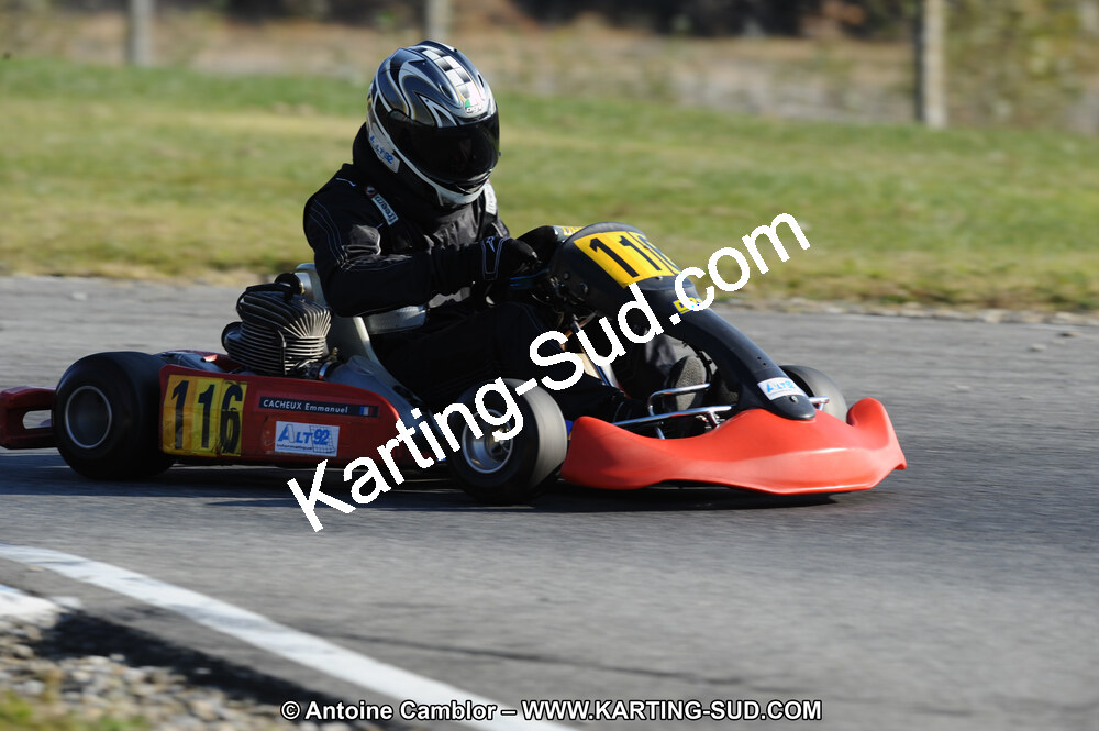 Emmanuel CACHEUX — 22 & 23/10/2011 : 2ème manche du Trophée Vincent Sanchez à Lavelanet (Photos Antoine Camblor) 2011 — karting