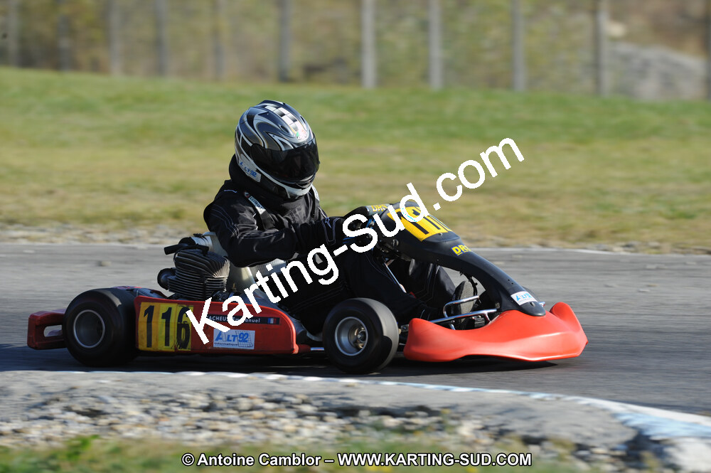 Emmanuel CACHEUX — 22 & 23/10/2011 : 2ème manche du Trophée Vincent Sanchez à Lavelanet (Photos Antoine Camblor) 2011 — karting