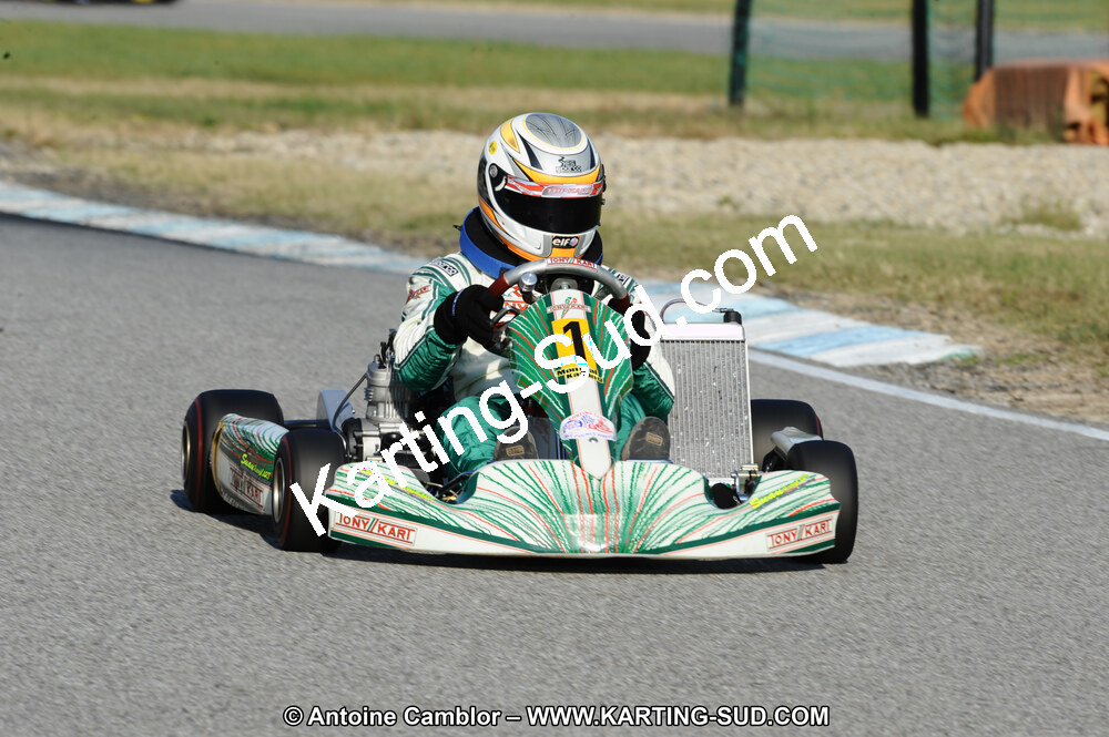 Frédéric OSTIER — 22 & 23/10/2011 : 2ème manche du Trophée Vincent Sanchez à Lavelanet (Photos Antoine Camblor) 2011 — karting