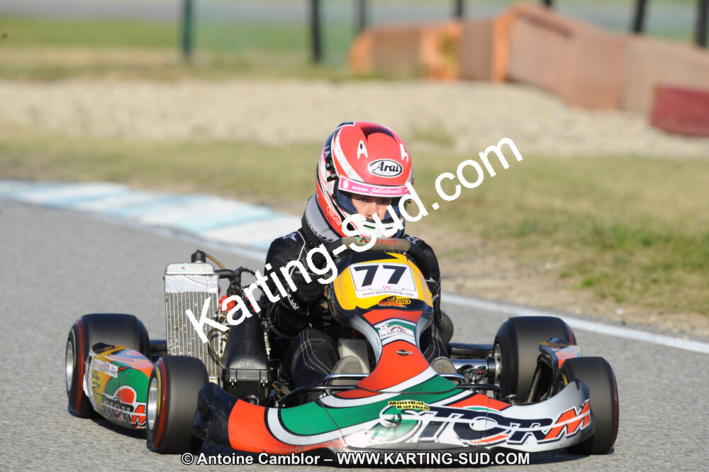Olivia PAREDE — 22 & 23/10/2011 : 2ème manche du Trophée Vincent Sanchez à Lavelanet (Photos Antoine Camblor) 2011 — karting