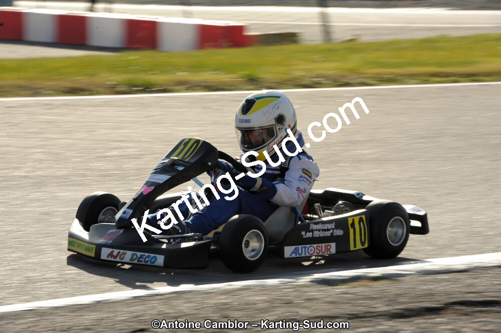 Julien CHASTANET — 27/11/2011 : 5ème manche du Championnat du Sud à Lavelanet (Photos Antoine Camblor) 2011 — karting