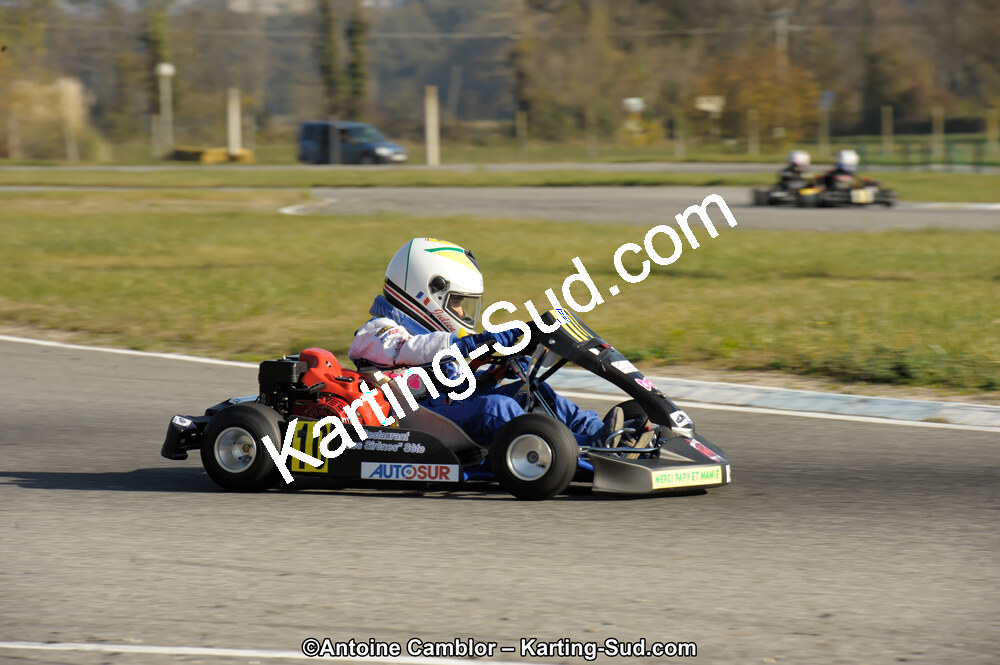 Julien CHASTANET — 27/11/2011 : 5ème manche du Championnat du Sud à Lavelanet (Photos Antoine Camblor) 2011 — karting