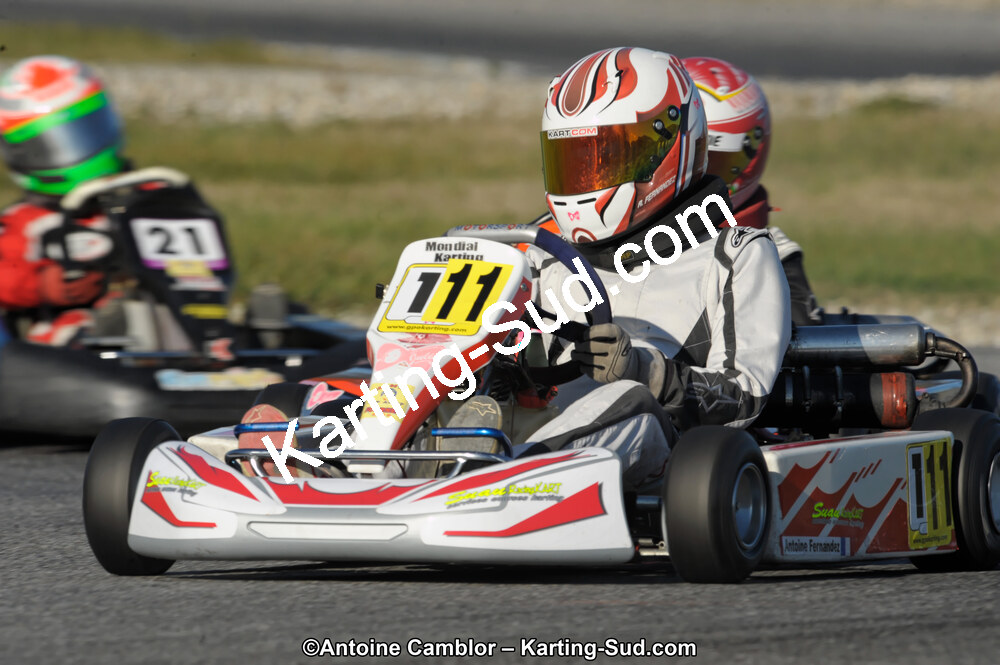 Antoine FERNANDEZ — 27/11/2011 : 5ème manche du Championnat du Sud à Lavelanet (Photos Antoine Camblor) 2011 — karting