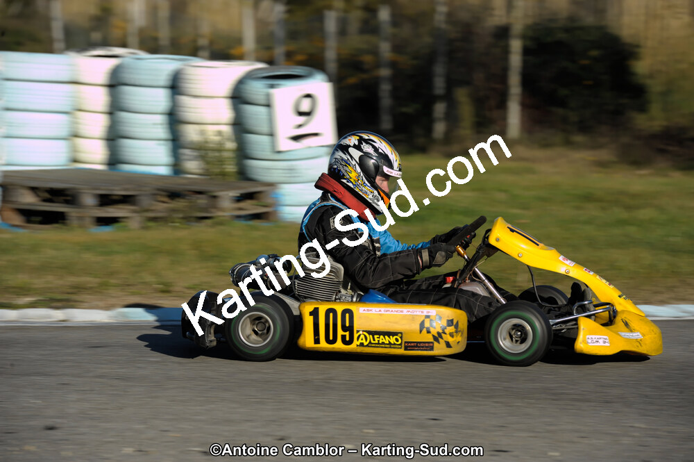 Thomas SUZANNE — 27/11/2011 : 5ème manche du Championnat du Sud à Lavelanet (Photos Antoine Camblor) 2011 — karting