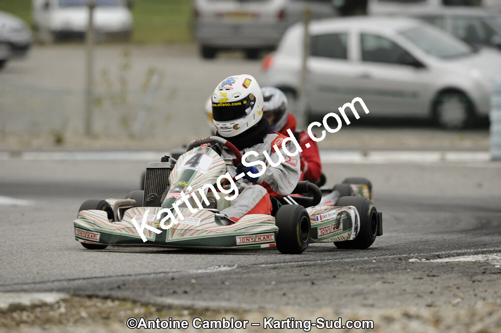 Enzo FELICIONI — 27/11/2011 : 5ème manche du Championnat du Sud à Lavelanet (Photos Antoine Camblor) 2011 — karting