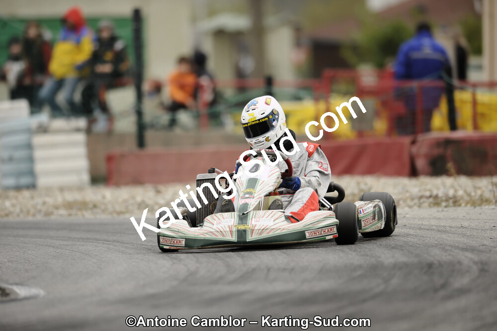 Enzo FELICIONI — 27/11/2011 : 5ème manche du Championnat du Sud à Lavelanet (Photos Antoine Camblor) 2011 — karting