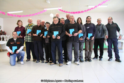 08/01/2012 : Remise des Trophées du Championnat du Sud 2012, Championnat Régional Languedoc-Roussillon 2012 et Championnat Midi-Pyrénées 2012 à Lavelanet (Photos Stéphane Agnus) 2012 — karting
