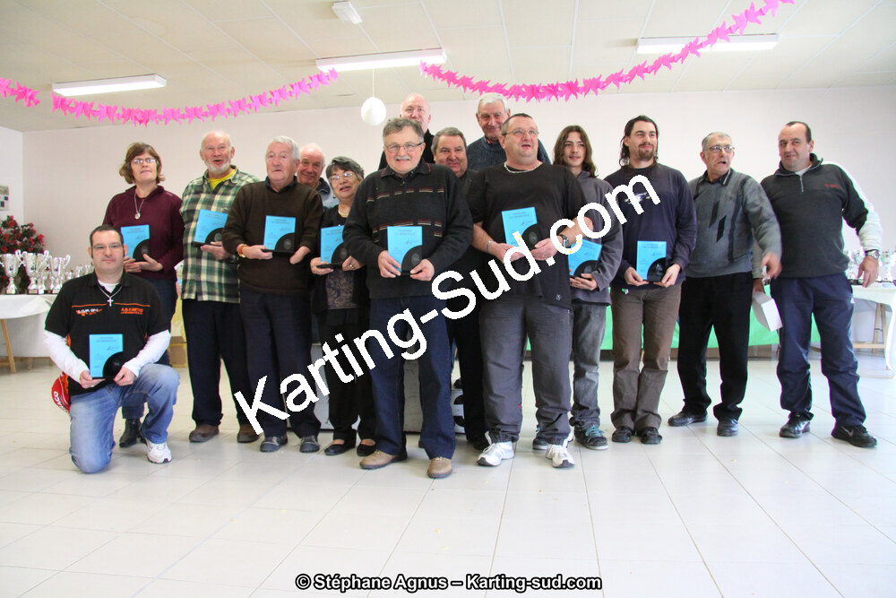 08/01/2012 : Remise des Trophées du Championnat du Sud 2012, Championnat Régional Languedoc-Roussillon 2012 et Championnat Midi-Pyrénées 2012 à Lavelanet (Photos Stéphane Agnus) 2012 — karting
