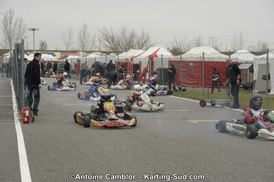 26/02/2012 : 1ère manche du Championnat du Sud 2012 et 1ère manche de la Coupe Aquitaine à Muret (Photos Antoine Camblor) 2012 — karting