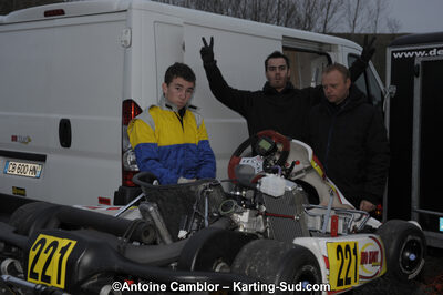26/02/2012 : 1ère manche du Championnat du Sud 2012 et 1ère manche de la Coupe Aquitaine à Muret (Photos Antoine Camblor) 2012 — karting