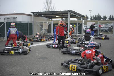26/02/2012 : 1ère manche du Championnat du Sud 2012 et 1ère manche de la Coupe Aquitaine à Muret (Photos Antoine Camblor) 2012 — karting