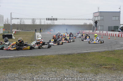 26/02/2012 : 1ère manche du Championnat du Sud 2012 et 1ère manche de la Coupe Aquitaine à Muret (Photos Antoine Camblor) 2012 — karting