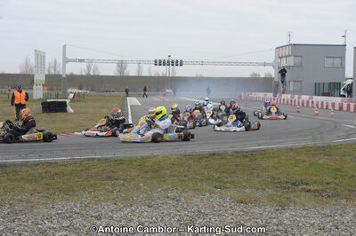 26/02/2012 : 1ère manche du Championnat du Sud 2012 et 1ère manche de la Coupe Aquitaine à Muret (Photos Antoine Camblor) 2012 — karting