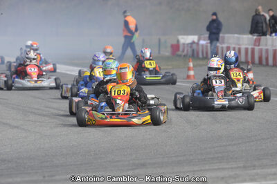 26/02/2012 : 1ère manche du Championnat du Sud 2012 et 1ère manche de la Coupe Aquitaine à Muret (Photos Antoine Camblor) 2012 — karting