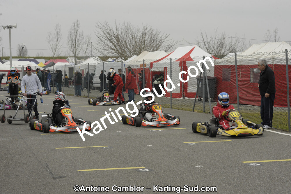 26/02/2012 : 1ère manche du Championnat du Sud 2012 et 1ère manche de la Coupe Aquitaine à Muret (Photos Antoine Camblor) 2012 — karting