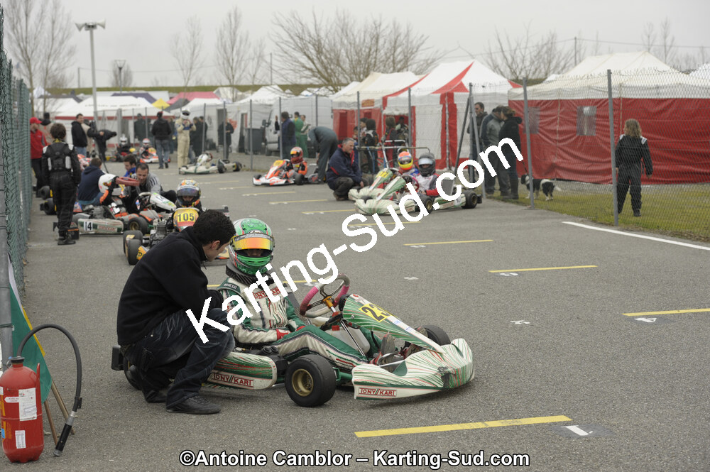 26/02/2012 : 1ère manche du Championnat du Sud 2012 et 1ère manche de la Coupe Aquitaine à Muret (Photos Antoine Camblor) 2012 — karting