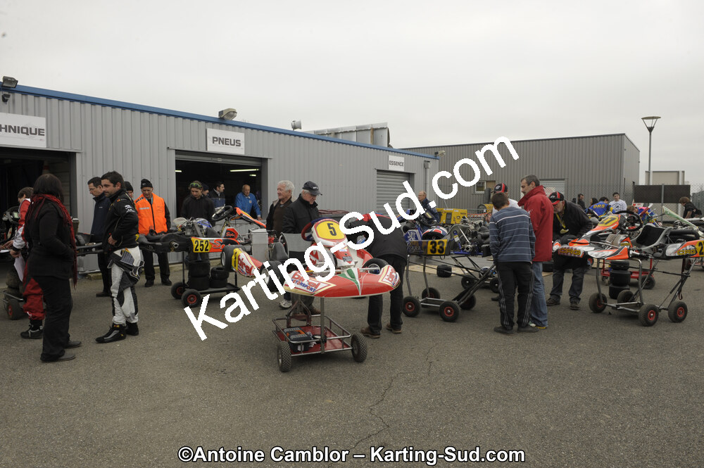 26/02/2012 : 1ère manche du Championnat du Sud 2012 et 1ère manche de la Coupe Aquitaine à Muret (Photos Antoine Camblor) 2012 — karting