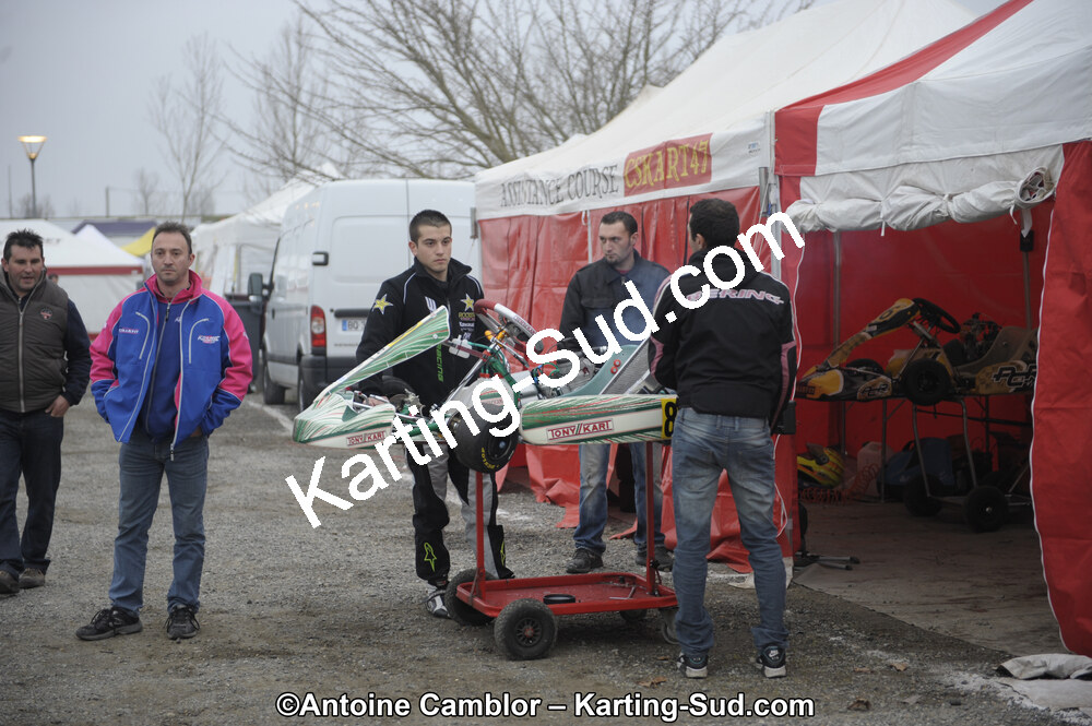 26/02/2012 : 1ère manche du Championnat du Sud 2012 et 1ère manche de la Coupe Aquitaine à Muret (Photos Antoine Camblor) 2012 — karting