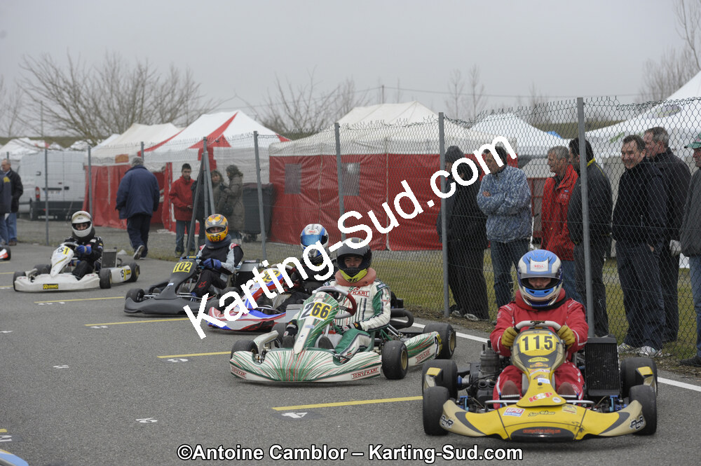 26/02/2012 : 1ère manche du Championnat du Sud 2012 et 1ère manche de la Coupe Aquitaine à Muret (Photos Antoine Camblor) 2012 — karting