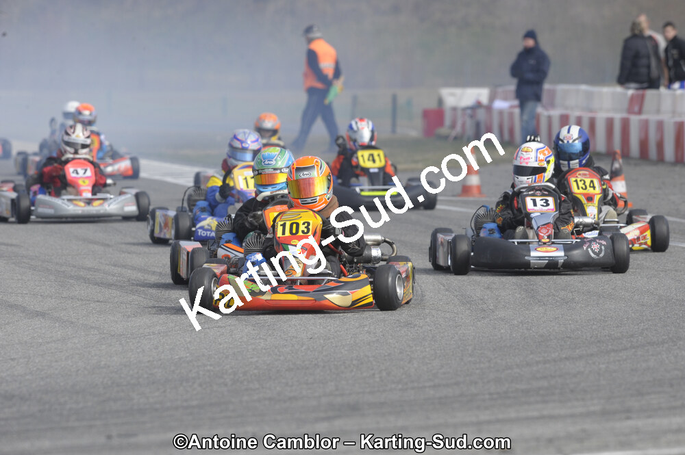 26/02/2012 : 1ère manche du Championnat du Sud 2012 et 1ère manche de la Coupe Aquitaine à Muret (Photos Antoine Camblor) 2012 — karting