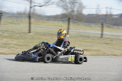 11/03/2012 : 1ère manche du Trophée Vincent Sanchez à Lavelanet (Photos Antoine Camblor) 2012 — karting