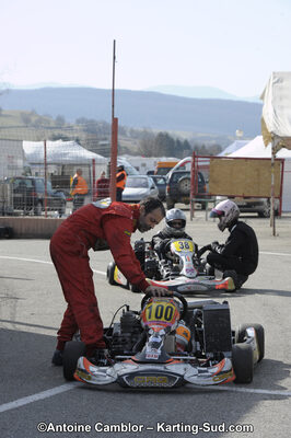 11/03/2012 : 1ère manche du Trophée Vincent Sanchez à Lavelanet (Photos Antoine Camblor) 2012 — karting