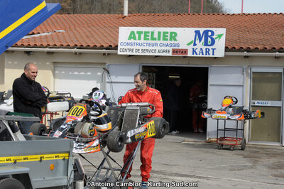 11/03/2012 : 1ère manche du Trophée Vincent Sanchez à Lavelanet (Photos Antoine Camblor) 2012 — karting