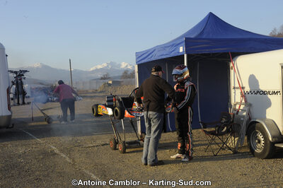 11/03/2012 : 1ère manche du Trophée Vincent Sanchez à Lavelanet (Photos Antoine Camblor) 2012 — karting