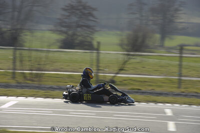 11/03/2012 : 1ère manche du Trophée Vincent Sanchez à Lavelanet (Photos Antoine Camblor) 2012 — karting