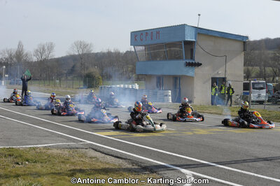 11/03/2012 : 1ère manche du Trophée Vincent Sanchez à Lavelanet (Photos Antoine Camblor) 2012 — karting