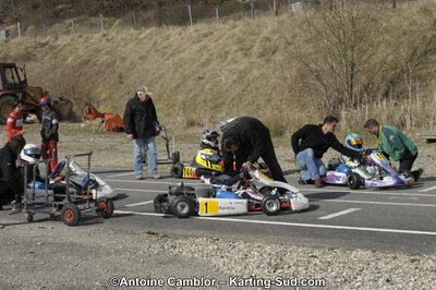 11/03/2012 : 1ère manche du Trophée Vincent Sanchez à Lavelanet (Photos Antoine Camblor) 2012 — karting