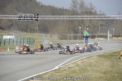 11/03/2012 : 1ère manche du Trophée Vincent Sanchez à Lavelanet (Photos Antoine Camblor) 2012 — karting