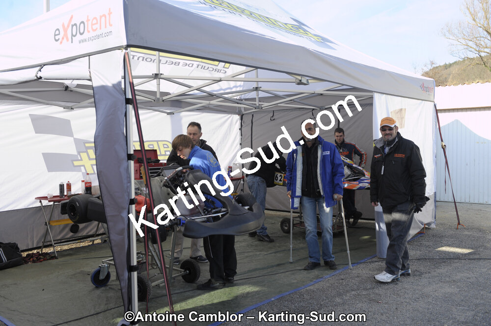 11/03/2012 : 1ère manche du Trophée Vincent Sanchez à Lavelanet (Photos Antoine Camblor) 2012 — karting