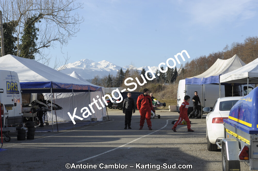 11/03/2012 : 1ère manche du Trophée Vincent Sanchez à Lavelanet (Photos Antoine Camblor) 2012 — karting