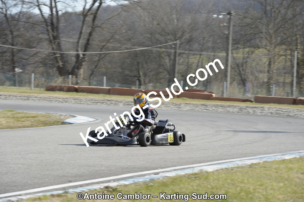 11/03/2012 : 1ère manche du Trophée Vincent Sanchez à Lavelanet (Photos Antoine Camblor) 2012 — karting