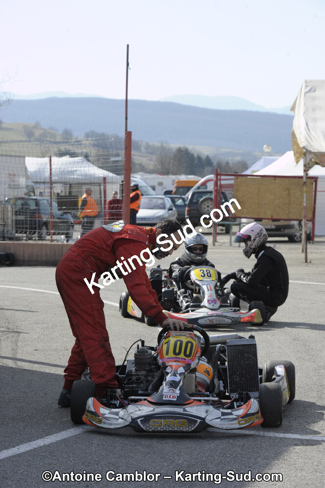 11/03/2012 : 1ère manche du Trophée Vincent Sanchez à Lavelanet (Photos Antoine Camblor) 2012 — karting