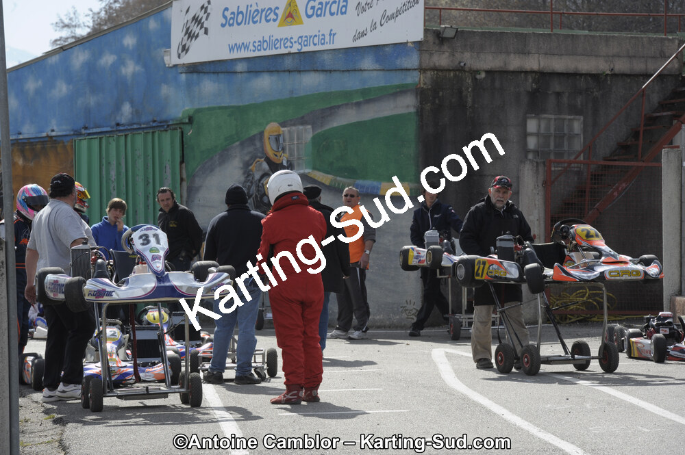 11/03/2012 : 1ère manche du Trophée Vincent Sanchez à Lavelanet (Photos Antoine Camblor) 2012 — karting