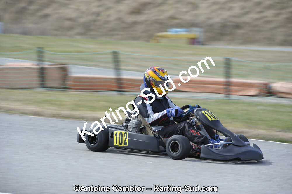 11/03/2012 : 1ère manche du Trophée Vincent Sanchez à Lavelanet (Photos Antoine Camblor) 2012 — karting