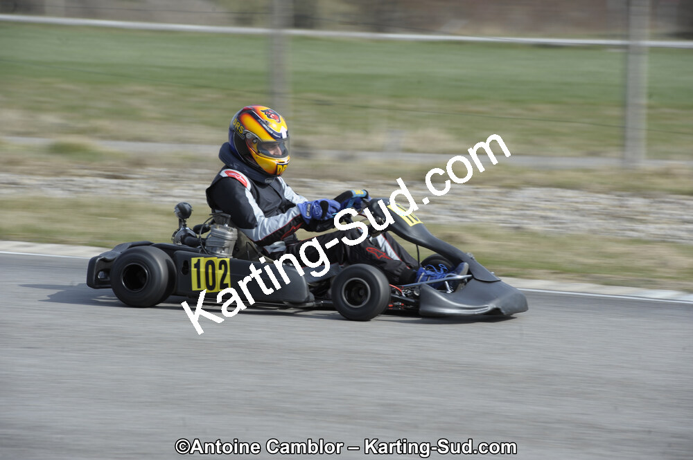 11/03/2012 : 1ère manche du Trophée Vincent Sanchez à Lavelanet (Photos Antoine Camblor) 2012 — karting