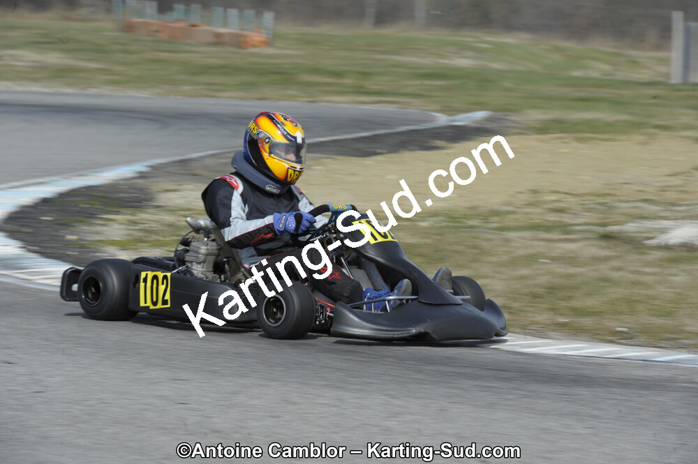11/03/2012 : 1ère manche du Trophée Vincent Sanchez à Lavelanet (Photos Antoine Camblor) 2012 — karting
