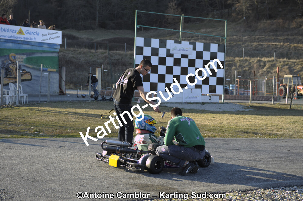 11/03/2012 : 1ère manche du Trophée Vincent Sanchez à Lavelanet (Photos Antoine Camblor) 2012 — karting