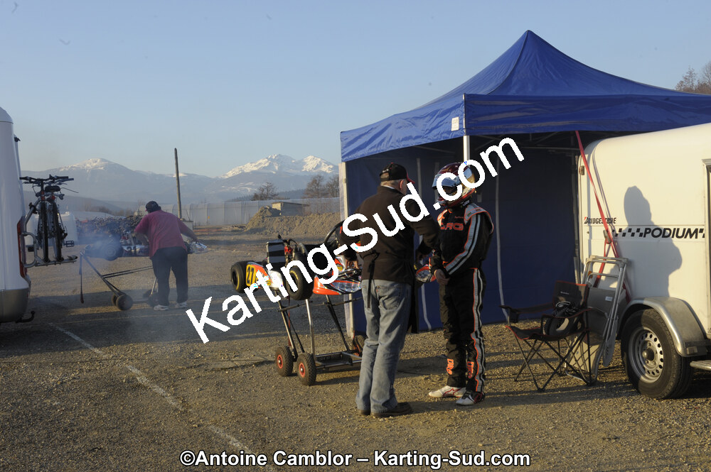 11/03/2012 : 1ère manche du Trophée Vincent Sanchez à Lavelanet (Photos Antoine Camblor) 2012 — karting